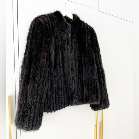 Saga Mink Fur Bomber - Picture 15 of 15